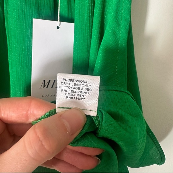 NWT Misa Los Angeles Saana Top Flowy High Neck Halter Vacation Getaway Sz Large - Picture 8 of 13